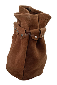 Bolso de cuero genuino para Cosplay y disfraces de la Feria Renacentista, bolso de cinturón de cuero de gamuza medieval hecho a mano - Product Image 3
