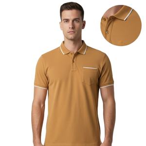 Wholesale Mens for Shirt Quick Dry Breathable Fleece Fabric Short <b>Sleeve</b> Solid Casual Sportswear - Product Image 1