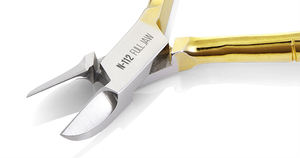 Nghia คีมตัดหนังกำพร้าชุบทองแบบแข็งสำหรับ N-112ชุดเครื่องมือทำเล็บมือเล็บเท้าชุดดูแลเล็บผลิตจากเวียดนาม - Product Image 3