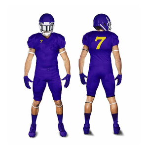 Uniforme de Fútbol Americano Personalizado para Hombre con Manga Corta, Logotipo Personalizado, 100% Poliéster, Talla Grande, Nueva Llegada de Verano - Product Image 1