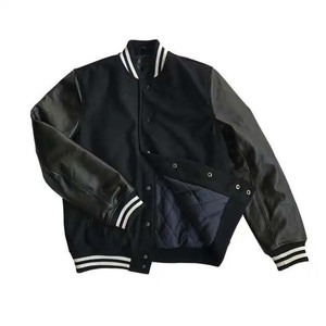Wholesale High Street Unisex Baseball Varsity <b>Jacket</b> Custom Logo Winter College Baseball <b>Jacket</b> For <b>Men</b> - Product Image 1