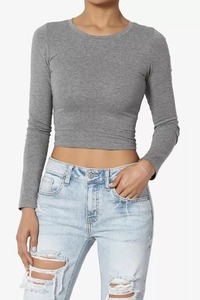Top corto en blanco de manga corta con cuello de tortuga a la moda personalizada, camisetas sexis de primavera 2021 para mujer, ropa ajustada, camisetas para mujer - Product Image 6