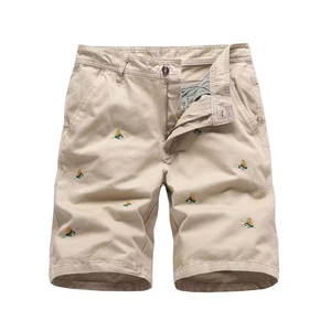 Shorts en coton pour hommes Shorts cargo pour hommes Couleur et étiquettes personnalisées Vente en gros Pantalons respirants à plusieurs poches Vêtements de mode - Product Image 2