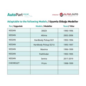 Clips de panneau de seuil de porte pour Nissan 300ZX Altima Maxima Sentra Chevrolet Prizm - 50 pièces - Product Image 5