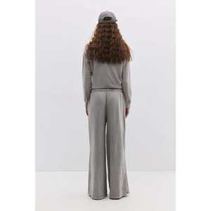 Pantalon de survêtement large pour femme 100 % coton avec poches, idéal pour l'extérieur - Product Image 5