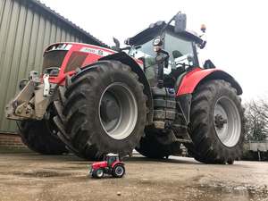 Usado 100hp 4x4wd Massey Ferguson Xtra Mf1004 Tractor de caminar Pequeño Mini compacto Rueda de granja Maquinaria agrícola en venta - Product Image 5
