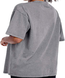 เสื้อยืดผ้าฝ้าย100% สำหรับผู้ชาย, เสื้อยืดแขนสั้นพิมพ์ลายทรงหลวมไซส์ใหญ่พิเศษสำหรับผู้หญิงและผู้ชาย - Product Image 3