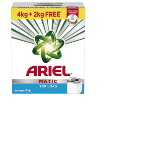 Ariel Matic 4kg Polvo de lavado de carga superior para la eliminación de manchas superior y frescura de larga duración en lavadoras de carga superior - Product Image 1