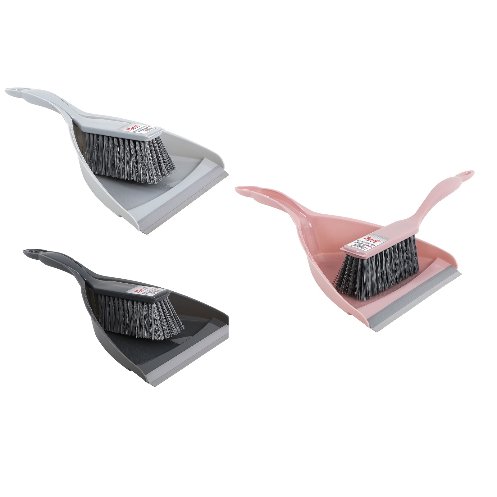 Pink, Grey, Dark Grey