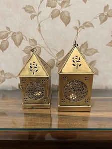 <b>Large</b> Vintage Style Metal Ramadan <b>Lantern</b> Perfect For Creating Islamic Spiritual Ambience During Ramadan Kareem Nights - Product Image 3
