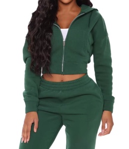 Conjunto Deportivo de Dos Piezas para Mujer 2026, Chaqueta Cortavientos con Media Cremallera y Pantalones, Estilo Informal - Product Image 2