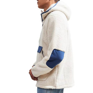 Professional Custom Manufacturers Sherpa <b>Fluffy</b> Fleece Hoodie Thick Warm Winter Men's 100% Cotton Oversized Sherpa <b>Hoodies</b> - Product Image 2