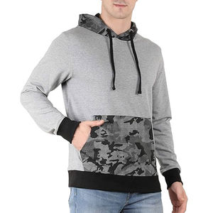 Chaqueta de Invierno con Capucha para Hombre, Diseño Personalizado, Patrón Sólido, 100% Algodón, Tejido de Punto, Ecológico, Secado Rápido - Product Image 3