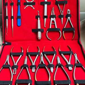 Juego de 18 piezas de alta calidad de alicates de formación de alambre de ortodoncia de acero inoxidable, gran oferta, Kit de instrumentos quirúrgicos dentales compuestos - Product Image 4