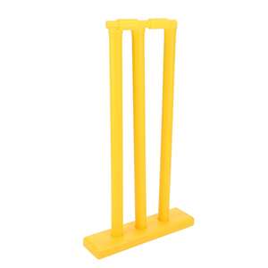 Piquet de cricket en plastique Updesh Sports - Couleur jaune, logo et design personnalisables pour équipement essentiel - Product Image 1