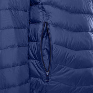 Puffer <b>Jacket</b> with Custom Logo Men Zip up Stand Collar Solid Color Plus Size Windproof Men <b>Jacket</b> Winter <b>Jacket</b> - Product Image 4