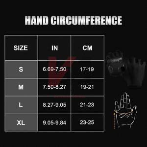 Guantes de Ciclismo de Carretera para Hombre, Transpirables, Antideslizantes, sin Dedos, con Acolchado de Gel Absorbente de Impactos, Ligeros - Product Image 6