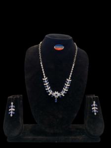 ชุดสร้อยคอเจ้าสาวสแตนเลสวินเทจสำหรับผู้หญิงต่างหูขัดเงาและเข้าคู่กัน-ของขวัญแต่งงาน - Product Image 6