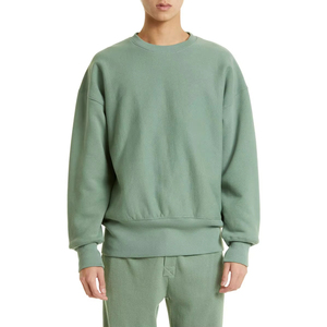 Sudadera Personalizada 2025 con Cuello Redondo, Diseño Moderno, Fabricación Personalizada OEM, Sudadera Lisa de Algodón y Poliéster para Hombre - Product Image 2