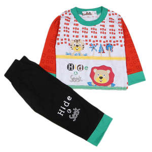 Traje de 2 Piezas de Manga Larga para Niños - Rojo - Product Image 3