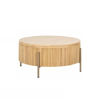 Table d'appoint au design moderne en métal et marbre, table basse de salon de qualité supérieure, prix de gros