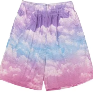 Pantalones cortos transpirables de malla básica para hombre y mujer, ropa informal personalizada, precio de venta - Product Image 1