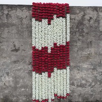 Künstliche Jasmin-Rosen-Blumengirlande Langlebige Romantische Punjabi-Hochzeit Einweihungsfeier Diwali-Dekoration Vielseitige Wanddekoration