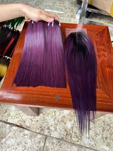 Paquets de cheveux humains de luxe avec fermeture à dentelle ensemble frontal de perruques extensions de cheveux humains vendeurs de cheveux bruts vietnamiens DHL FEDEX - Product Image 6