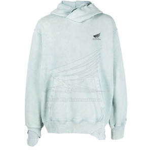 Sudaderas con capucha transpirables de secado rápido con lavado a la piedra, logotipo personalizado, sudaderas con capucha de alta calidad, MOQ bajo, sudaderas con capucha de mezcla de algodón con lavado a la piedra - Product Image 1