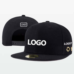 Chapeaux de sport classiques unisexes Snapback personnalisés avec logo brodé en 3D Polyester/coton à bord plat Chapeaux de fête en plein air Style de rue - Product Image 6