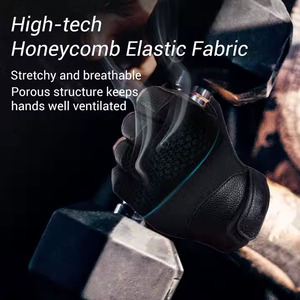 Venta al por mayor personalizado medio dedo deportes gimnasio guantes estilo caliente para hombres y mujeres antideslizante Fitness ciclismo guantes - Product Image 3