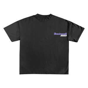 Camiseta de Hombre 100% Algodón Microfibra Jersey, Corte Regular, Estilo Casual Urbano, Estilo Vintage Pesado, Transpirable y de Secado Rápido - Product Image 2