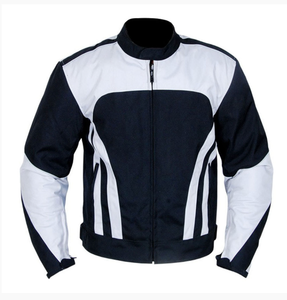 Chaqueta textil para motocicleta para hombre, chaqueta de verano, chaqueta negra para motocicleta, ropa de carreras de autos a prueba de viento - Product Image 1