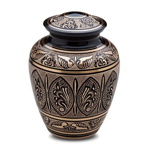 Urne de crémation classique rose clair adulte en laiton pour animaux de compagnie et boîte funéraire urnes souvenir cercueil urne funéraire mémorial humain - Product Image 2