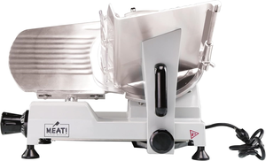 เนื้อสัตว์! เครื่องหั่นเนื้อ 10 หัว พร้อมใบมีดสแตนเลส ปรับความหนาได้ และขาตั้งยางปรับระดับได้สำหรับหั่นเนื้อ - Product Image 5