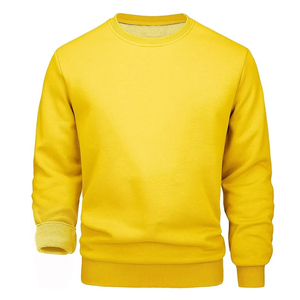 Sweat-shirt d'hiver pour homme, col rond, manches longues, léger, écologique, respirant, grande taille, fournisseur OEM - Product Image 4