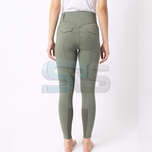 Élégant Jodhpur et culotte femmes équestre Leggings dernière conception équitation avec Logo personnalisé taille haute pantalon pour l'équitation - Product Image 2