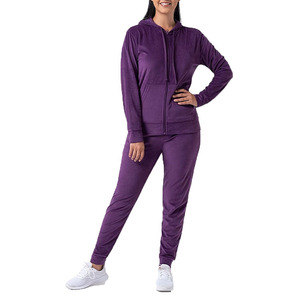 Tracksuit for Men Wholesale Price Custom Two Piece Slim Fit 100% Cotton Casual Solid Spring Sportswear - Product Image 1