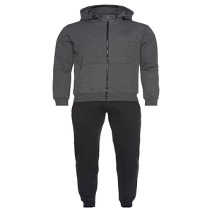 Custom Men's Streetwear Solid Heavyweight 100% Cotton Fleece Embroidered Logo <b>Tracksuit</b> for Sport Gym Jogging - Product Image 1