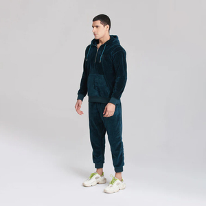 Nouveau survêtement personnalisé pour hommes sweat à capuche intégral pantalon empilé ensemble 2 pièces poche cargo imprimé Technics grande taille hiver caractéristique à capuche - Product Image 2