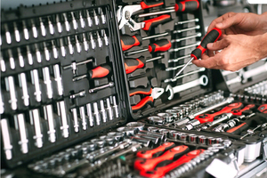 Glgw 19 cái giá rẻ nhà công cụ phổ biến của nhãn hiệu quincaillerie fournitures <span class=keywords><strong>3m</strong></span> Băng biện pháp Kìm tuốc nơ vít hộp công cụ thiết lập - Product Image 5