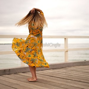 Venta al por mayor de las mujeres de verano ropa personalizada de algodón Maxi vestido Sexy vestido Animal impreso largo Boho vestido - Product Image 4