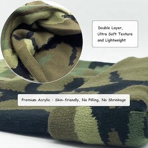 Top Premium Unisex invierno acrílico tejido puños gorros logotipo personalizado impreso al por mayor tamaño personalizado para viajar - Product Image 2