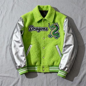 เสื้อแจ็คเก็ตวาร์ซิตี้ผู้ชายแบบลำลองสั่งทำพิเศษ คอตั้ง คุณภาพพรีเมียม มีให้เลือกหลายสี - Product Image 5