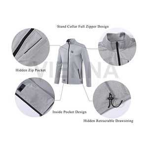 Ensemble de survêtement d'hiver personnalisé de haute qualité pour hommes, sweat-shirt et pantalon de jogging, tenue de sport - Product Image 5