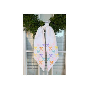 Guirlande de Pâques rose unie de haute qualité avec lapin, décoration colorée et joyeuse pour la fête, ornée de perles - Product Image 2