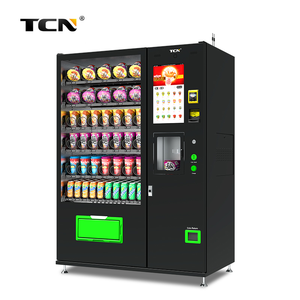 Distributeur automatique de nouilles instantanées neuf avec alimentation en eau chaude, écran tactile SDK intégré, intégration TPV, garantie 1 an - Product Image 1