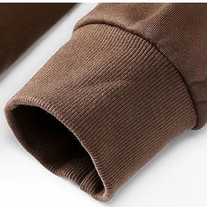 430g Round Neck 100% Cotton Fleece Sweatshirt for Men Winter Sportswear Pullover Casual Fashion Hip Hop Hoodies Streetwear <b>Top</b> - Product Image 3
