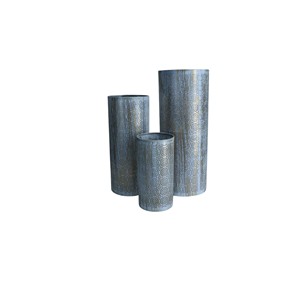 Juego de 3 portavelas, jarrones cilíndricos decorativos, perfectos para centros de mesa, decoración del hogar, fiestas de boda, eventos - Product Image 4