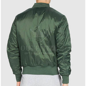 Veste bomber pour homme à séchage rapide en gros pour la vente en ligne, veste bomber d'hiver en polyester pour homme - Product Image 4